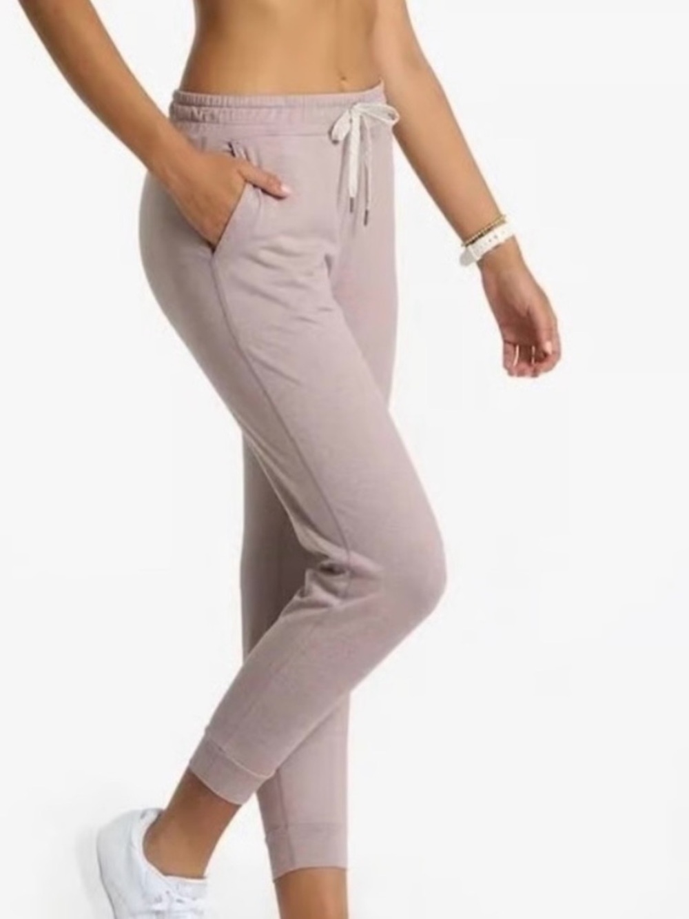 Vuori Women’s Umber Heather Pink Performance Joggers Large
